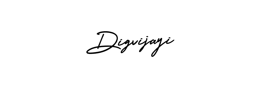 How to make Digvijayi signature? AmerikaSignatureDemo-Regular is a professional autograph style. Create handwritten signature for Digvijayi name. Digvijayi signature style 3 images and pictures png