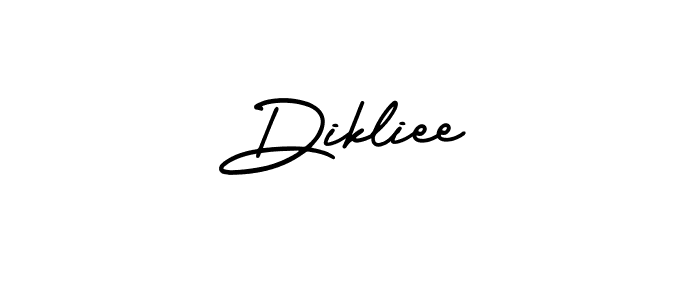 Make a beautiful signature design for name Dikliee. Use this online signature maker to create a handwritten signature for free. Dikliee signature style 3 images and pictures png