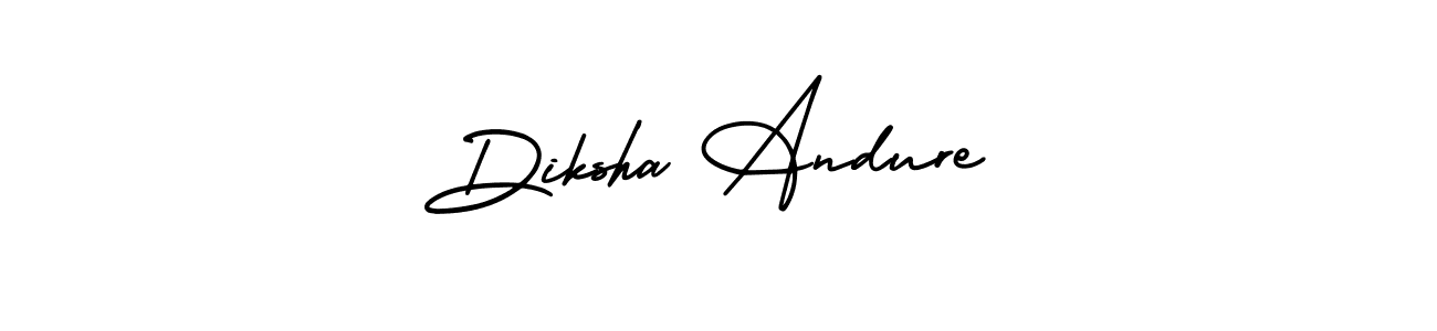 How to Draw Diksha Andure signature style? AmerikaSignatureDemo-Regular is a latest design signature styles for name Diksha Andure. Diksha Andure signature style 3 images and pictures png