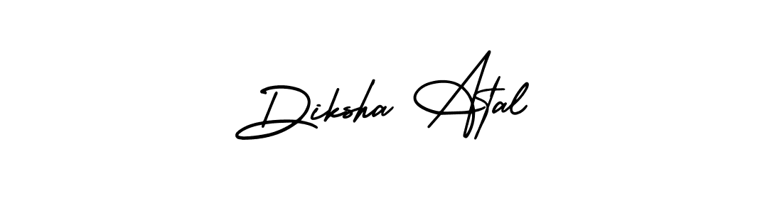 Also we have Diksha Atal name is the best signature style. Create professional handwritten signature collection using AmerikaSignatureDemo-Regular autograph style. Diksha Atal signature style 3 images and pictures png