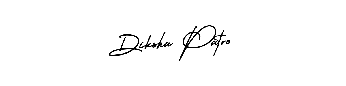 Diksha Patro stylish signature style. Best Handwritten Sign (AmerikaSignatureDemo-Regular) for my name. Handwritten Signature Collection Ideas for my name Diksha Patro. Diksha Patro signature style 3 images and pictures png