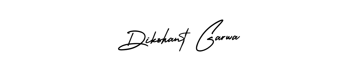 How to make Dikshant Garwa name signature. Use AmerikaSignatureDemo-Regular style for creating short signs online. This is the latest handwritten sign. Dikshant Garwa signature style 3 images and pictures png