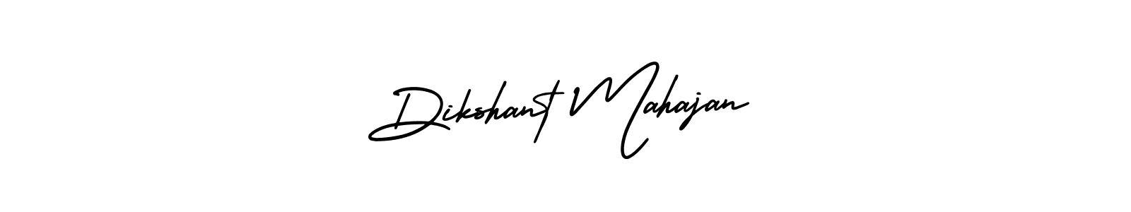 How to Draw Dikshant Mahajan signature style? AmerikaSignatureDemo-Regular is a latest design signature styles for name Dikshant Mahajan. Dikshant Mahajan signature style 3 images and pictures png