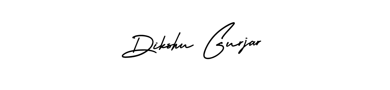 Use a signature maker to create a handwritten signature online. With this signature software, you can design (AmerikaSignatureDemo-Regular) your own signature for name Dikshu Gurjar. Dikshu Gurjar signature style 3 images and pictures png