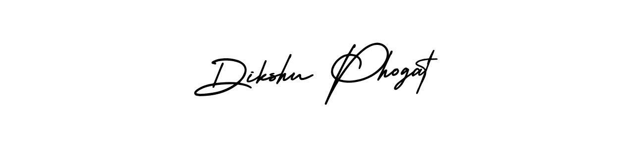 How to make Dikshu Phogat name signature. Use AmerikaSignatureDemo-Regular style for creating short signs online. This is the latest handwritten sign. Dikshu Phogat signature style 3 images and pictures png