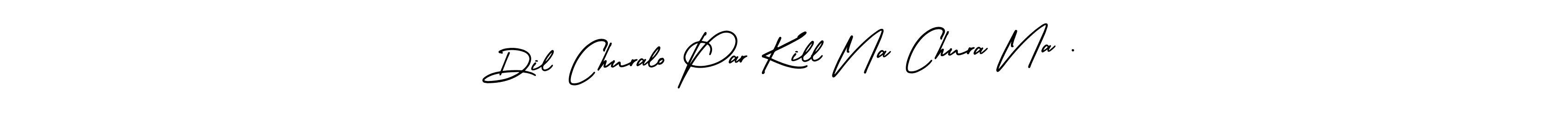 It looks lik you need a new signature style for name Dil Churalo Par Kill Na Chura Na .. Design unique handwritten (AmerikaSignatureDemo-Regular) signature with our free signature maker in just a few clicks. Dil Churalo Par Kill Na Chura Na . signature style 3 images and pictures png