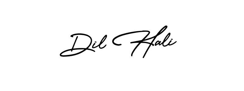 if you are searching for the best signature style for your name Dil Hali. so please give up your signature search. here we have designed multiple signature styles  using AmerikaSignatureDemo-Regular. Dil Hali signature style 3 images and pictures png