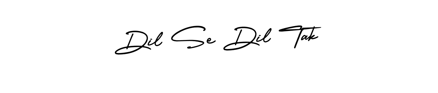 How to Draw Dil Se Dil Tak signature style? AmerikaSignatureDemo-Regular is a latest design signature styles for name Dil Se Dil Tak. Dil Se Dil Tak signature style 3 images and pictures png