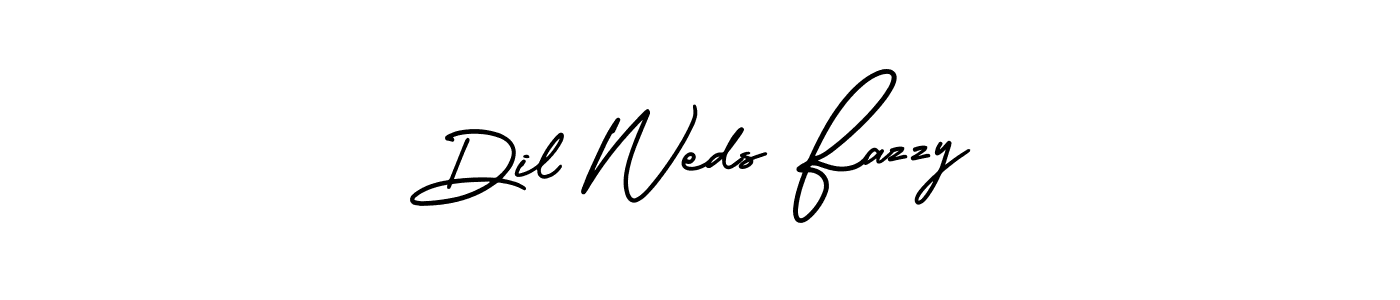 AmerikaSignatureDemo-Regular is a professional signature style that is perfect for those who want to add a touch of class to their signature. It is also a great choice for those who want to make their signature more unique. Get Dil Weds Fazzy name to fancy signature for free. Dil Weds Fazzy signature style 3 images and pictures png