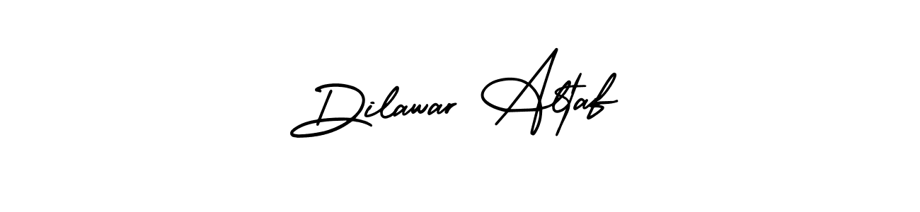 This is the best signature style for the Dilawar Altaf name. Also you like these signature font (AmerikaSignatureDemo-Regular). Mix name signature. Dilawar Altaf signature style 3 images and pictures png