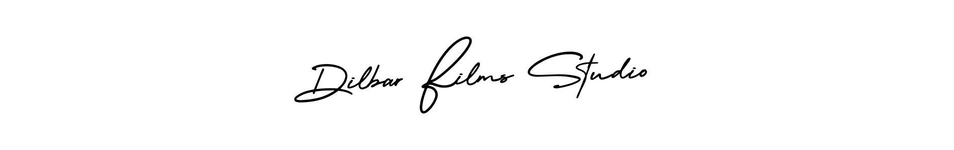 Dilbar Films Studio stylish signature style. Best Handwritten Sign (AmerikaSignatureDemo-Regular) for my name. Handwritten Signature Collection Ideas for my name Dilbar Films Studio. Dilbar Films Studio signature style 3 images and pictures png