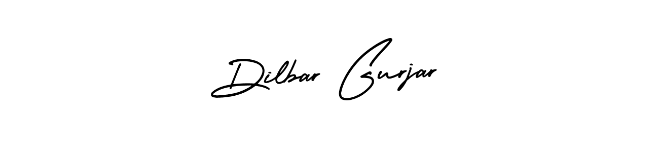 Best and Professional Signature Style for Dilbar Gurjar. AmerikaSignatureDemo-Regular Best Signature Style Collection. Dilbar Gurjar signature style 3 images and pictures png