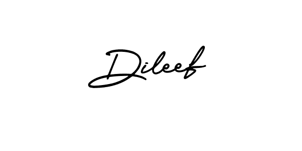 Make a beautiful signature design for name Dileef. With this signature (AmerikaSignatureDemo-Regular) style, you can create a handwritten signature for free. Dileef signature style 3 images and pictures png