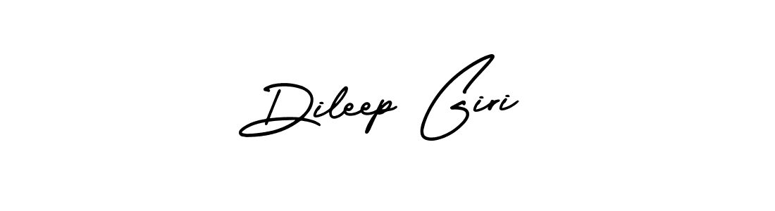 Design your own signature with our free online signature maker. With this signature software, you can create a handwritten (AmerikaSignatureDemo-Regular) signature for name Dileep Giri. Dileep Giri signature style 3 images and pictures png