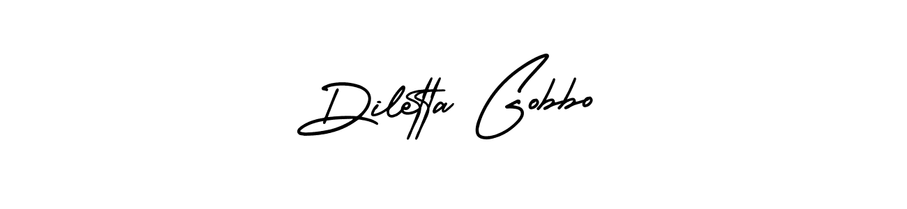 Create a beautiful signature design for name Diletta Gobbo. With this signature (AmerikaSignatureDemo-Regular) fonts, you can make a handwritten signature for free. Diletta Gobbo signature style 3 images and pictures png