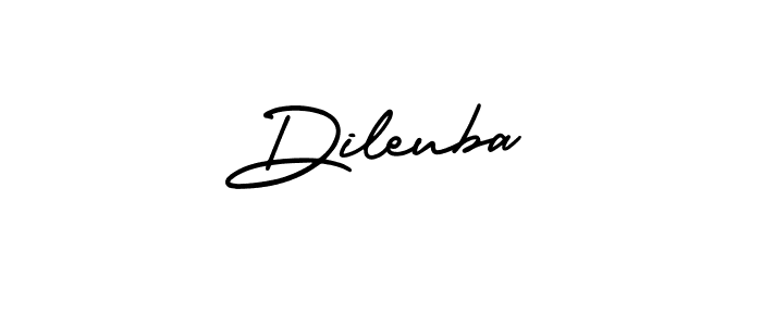 AmerikaSignatureDemo-Regular is a professional signature style that is perfect for those who want to add a touch of class to their signature. It is also a great choice for those who want to make their signature more unique. Get Dileuba name to fancy signature for free. Dileuba signature style 3 images and pictures png