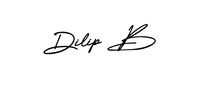 Also You can easily find your signature by using the search form. We will create Dilip B name handwritten signature images for you free of cost using AmerikaSignatureDemo-Regular sign style. Dilip B signature style 3 images and pictures png