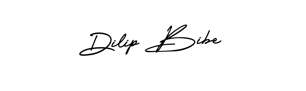 It looks lik you need a new signature style for name Dilip Bibe. Design unique handwritten (AmerikaSignatureDemo-Regular) signature with our free signature maker in just a few clicks. Dilip Bibe signature style 3 images and pictures png
