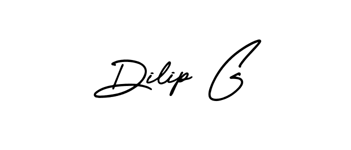 How to Draw Dilip G signature style? AmerikaSignatureDemo-Regular is a latest design signature styles for name Dilip G. Dilip G signature style 3 images and pictures png