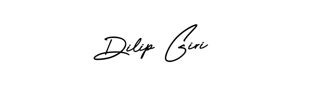 How to make Dilip Giri signature? AmerikaSignatureDemo-Regular is a professional autograph style. Create handwritten signature for Dilip Giri name. Dilip Giri signature style 3 images and pictures png