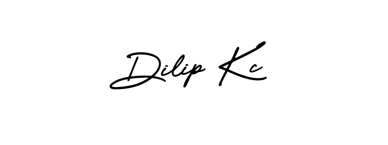 Design your own signature with our free online signature maker. With this signature software, you can create a handwritten (AmerikaSignatureDemo-Regular) signature for name Dilip Kc. Dilip Kc signature style 3 images and pictures png