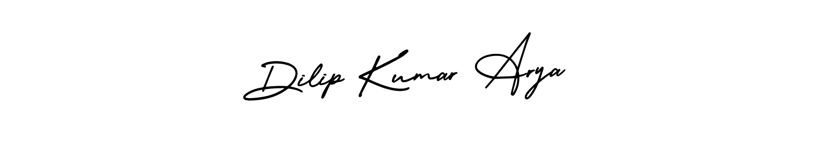 The best way (AmerikaSignatureDemo-Regular) to make a short signature is to pick only two or three words in your name. The name Dilip Kumar Arya include a total of six letters. For converting this name. Dilip Kumar Arya signature style 3 images and pictures png