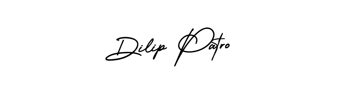 How to make Dilip Patro signature? AmerikaSignatureDemo-Regular is a professional autograph style. Create handwritten signature for Dilip Patro name. Dilip Patro signature style 3 images and pictures png
