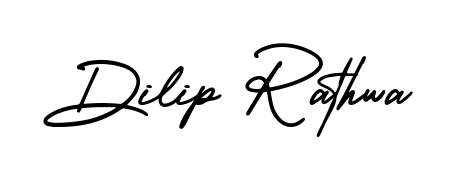 Create an unforgettable impression when signing with Dilip Rathwa name styled in AmerikaSignatureDemo-Regular typography. 100% free online generator. Dilip Rathwa signature style 3 images and pictures png