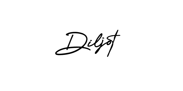 Use a signature maker to create a handwritten signature online. With this signature software, you can design (AmerikaSignatureDemo-Regular) your own signature for name Diljot. Diljot signature style 3 images and pictures png