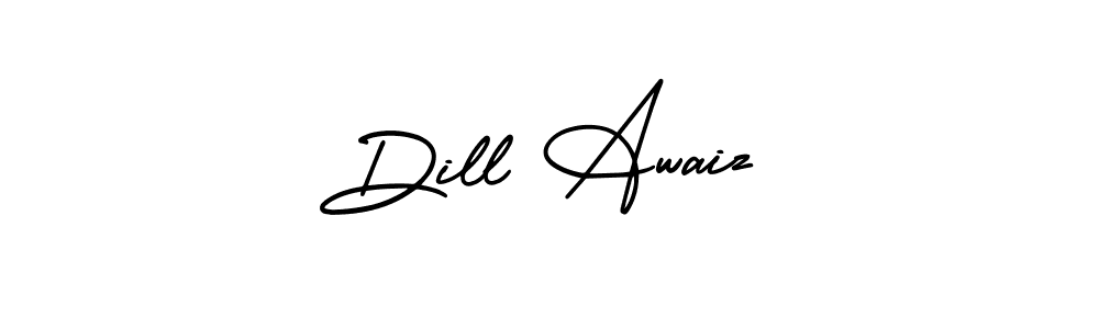 How to make Dill Awaiz signature? AmerikaSignatureDemo-Regular is a professional autograph style. Create handwritten signature for Dill Awaiz name. Dill Awaiz signature style 3 images and pictures png