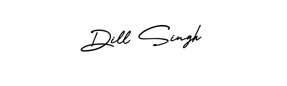 You should practise on your own different ways (AmerikaSignatureDemo-Regular) to write your name (Dill Singh) in signature. don't let someone else do it for you. Dill Singh signature style 3 images and pictures png