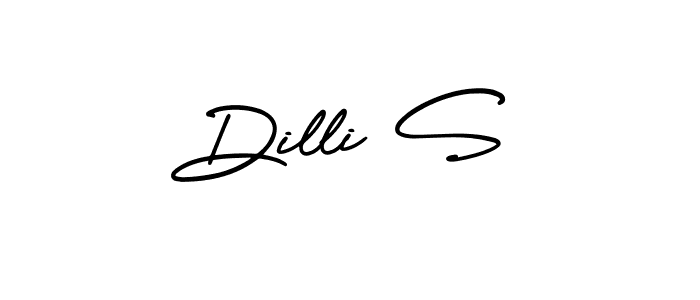 Also we have Dilli S name is the best signature style. Create professional handwritten signature collection using AmerikaSignatureDemo-Regular autograph style. Dilli S signature style 3 images and pictures png