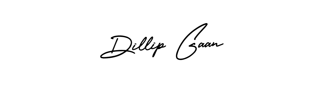 The best way (AmerikaSignatureDemo-Regular) to make a short signature is to pick only two or three words in your name. The name Dillip Gaan include a total of six letters. For converting this name. Dillip Gaan signature style 3 images and pictures png