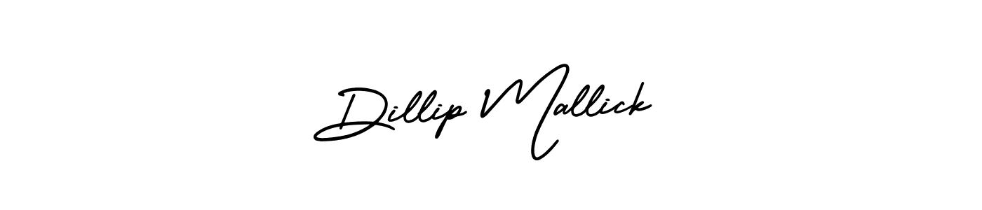 Design your own signature with our free online signature maker. With this signature software, you can create a handwritten (AmerikaSignatureDemo-Regular) signature for name Dillip Mallick. Dillip Mallick signature style 3 images and pictures png