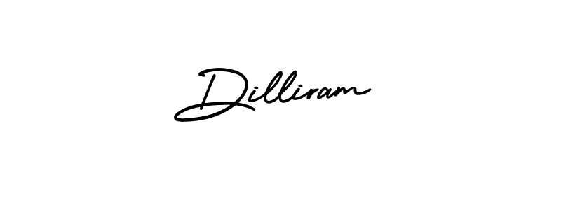 It looks lik you need a new signature style for name Dilliram. Design unique handwritten (AmerikaSignatureDemo-Regular) signature with our free signature maker in just a few clicks. Dilliram signature style 3 images and pictures png