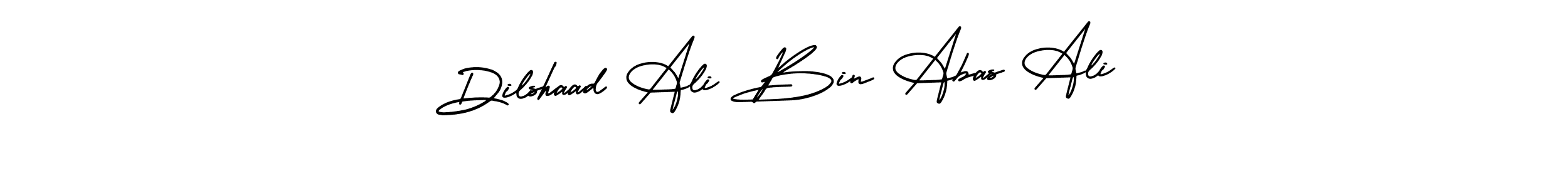 How to make Dilshaad Ali Bin Abas Ali signature? AmerikaSignatureDemo-Regular is a professional autograph style. Create handwritten signature for Dilshaad Ali Bin Abas Ali name. Dilshaad Ali Bin Abas Ali signature style 3 images and pictures png