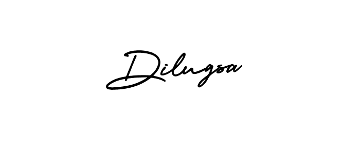 It looks lik you need a new signature style for name Dilugsa. Design unique handwritten (AmerikaSignatureDemo-Regular) signature with our free signature maker in just a few clicks. Dilugsa signature style 3 images and pictures png