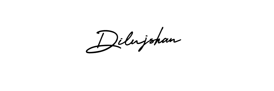 Use a signature maker to create a handwritten signature online. With this signature software, you can design (AmerikaSignatureDemo-Regular) your own signature for name Dilujshan. Dilujshan signature style 3 images and pictures png