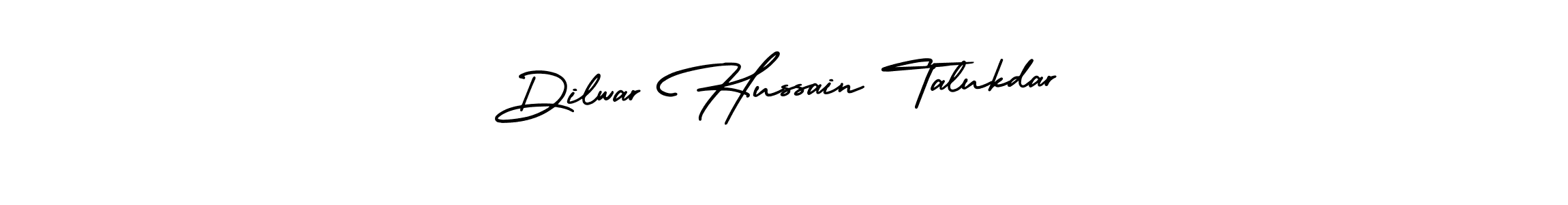 Create a beautiful signature design for name Dilwar Hussain Talukdar. With this signature (AmerikaSignatureDemo-Regular) fonts, you can make a handwritten signature for free. Dilwar Hussain Talukdar signature style 3 images and pictures png