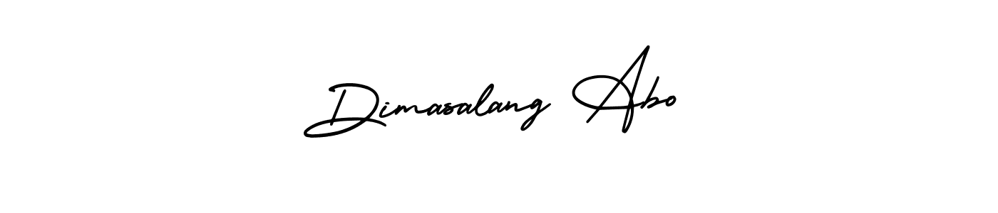 Also You can easily find your signature by using the search form. We will create Dimasalang Abo name handwritten signature images for you free of cost using AmerikaSignatureDemo-Regular sign style. Dimasalang Abo signature style 3 images and pictures png