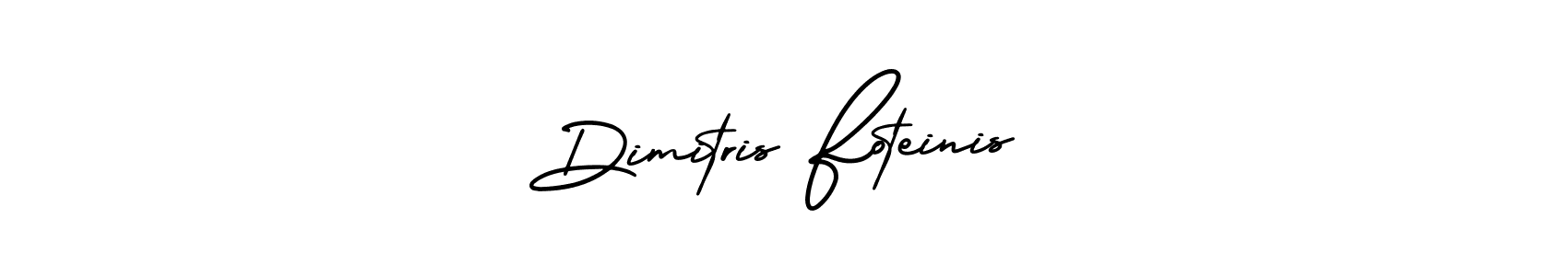 How to make Dimitris Foteinis name signature. Use AmerikaSignatureDemo-Regular style for creating short signs online. This is the latest handwritten sign. Dimitris Foteinis signature style 3 images and pictures png