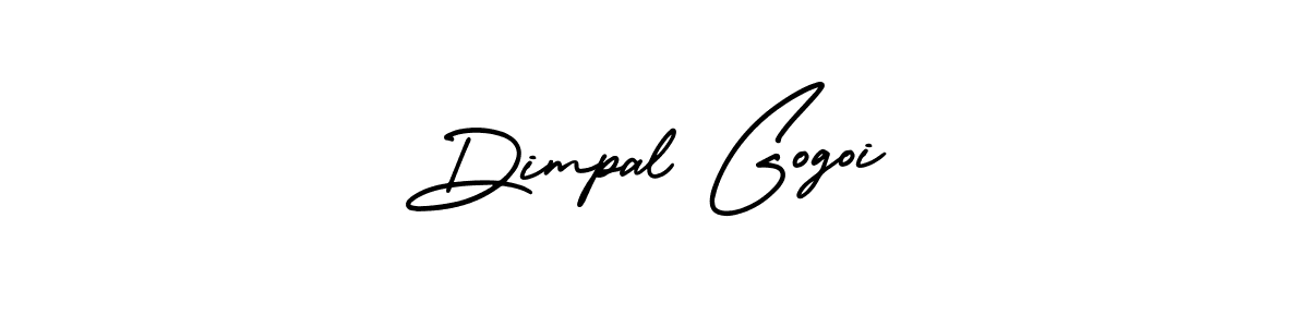 Make a beautiful signature design for name Dimpal Gogoi. With this signature (AmerikaSignatureDemo-Regular) style, you can create a handwritten signature for free. Dimpal Gogoi signature style 3 images and pictures png