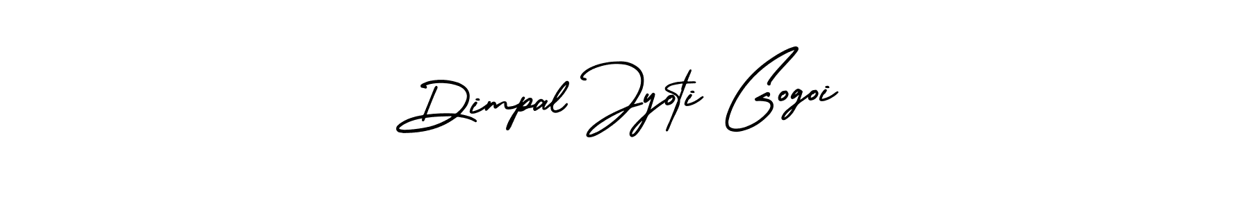 How to make Dimpal Jyoti Gogoi name signature. Use AmerikaSignatureDemo-Regular style for creating short signs online. This is the latest handwritten sign. Dimpal Jyoti Gogoi signature style 3 images and pictures png