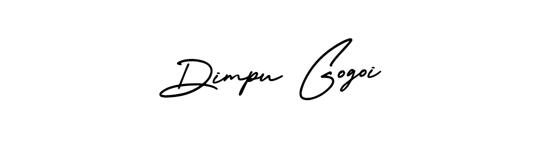 How to make Dimpu Gogoi signature? AmerikaSignatureDemo-Regular is a professional autograph style. Create handwritten signature for Dimpu Gogoi name. Dimpu Gogoi signature style 3 images and pictures png