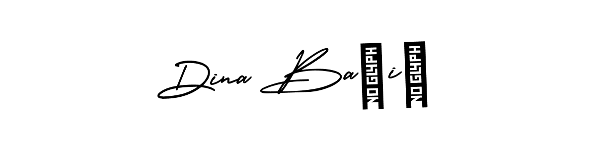 Make a short Dina Bašić signature style. Manage your documents anywhere anytime using AmerikaSignatureDemo-Regular. Create and add eSignatures, submit forms, share and send files easily. Dina Bašić signature style 3 images and pictures png