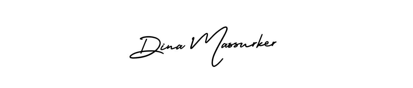 Design your own signature with our free online signature maker. With this signature software, you can create a handwritten (AmerikaSignatureDemo-Regular) signature for name Dina Massurker. Dina Massurker signature style 3 images and pictures png