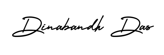 Practice writing Dinabandh Das with the flow of AmerikaSignatureDemo-Regular lettering. A fantastic source of inspiration for developing your personal signature style. Dinabandh Das signature style 3 images and pictures png