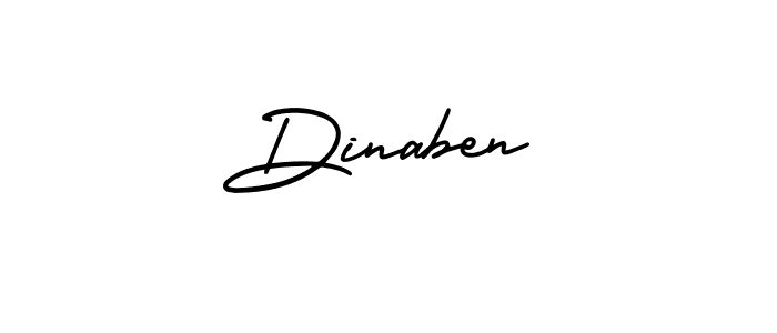 Also we have Dinaben name is the best signature style. Create professional handwritten signature collection using AmerikaSignatureDemo-Regular autograph style. Dinaben signature style 3 images and pictures png