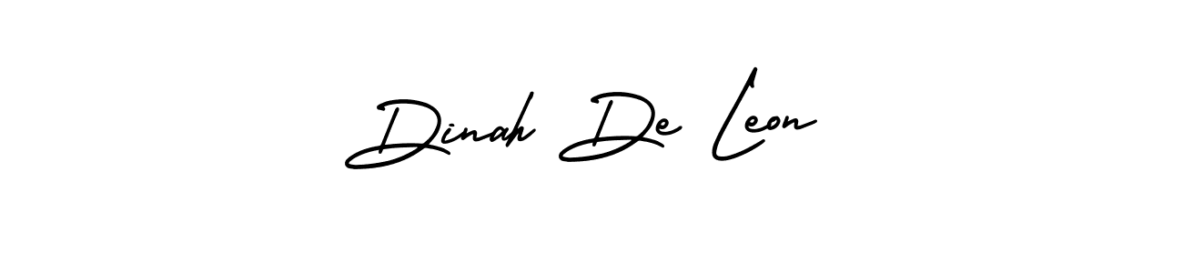 Also You can easily find your signature by using the search form. We will create Dinah De Leon name handwritten signature images for you free of cost using AmerikaSignatureDemo-Regular sign style. Dinah De Leon signature style 3 images and pictures png