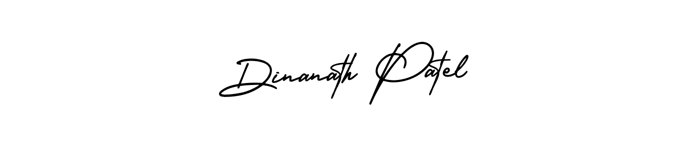 Create a beautiful signature design for name Dinanath Patel. With this signature (AmerikaSignatureDemo-Regular) fonts, you can make a handwritten signature for free. Dinanath Patel signature style 3 images and pictures png